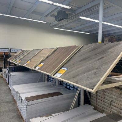 luxury vinyl plank flooring display in Jackson, MI
